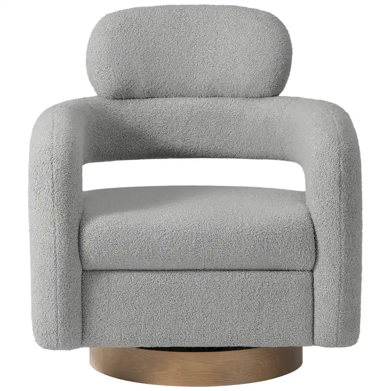 Fauteuil pivotant Bayville 29 po en sherpa (lot de 2)