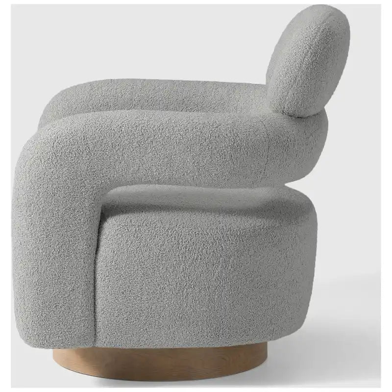 Fauteuil pivotant Bayville 29 po en sherpa (lot de 2)
