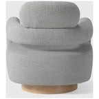 Fauteuil pivotant Bayville 29 po en sherpa (lot de 2)