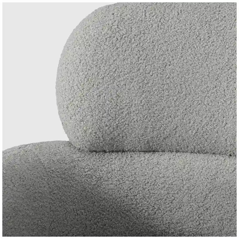Fauteuil pivotant Bayville 29 po en sherpa (lot de 2)