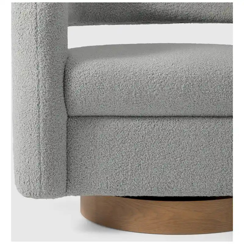 Fauteuil pivotant Bayville 29 po en sherpa (lot de 2)