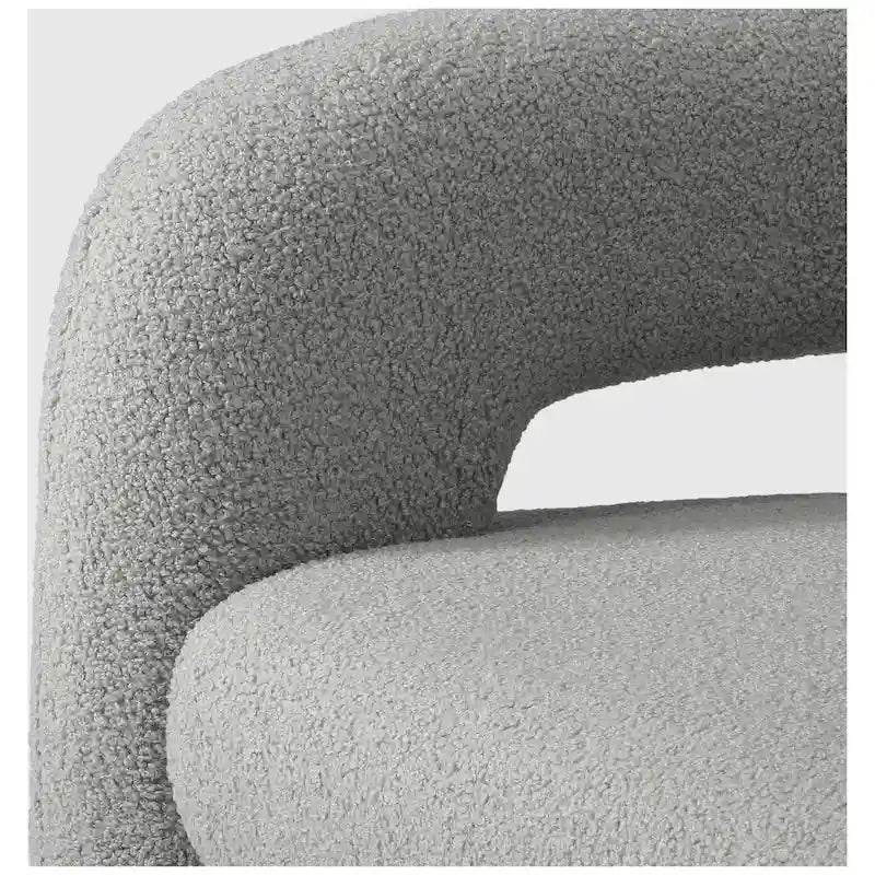 Fauteuil pivotant Bayville 29 po en sherpa (lot de 2)
