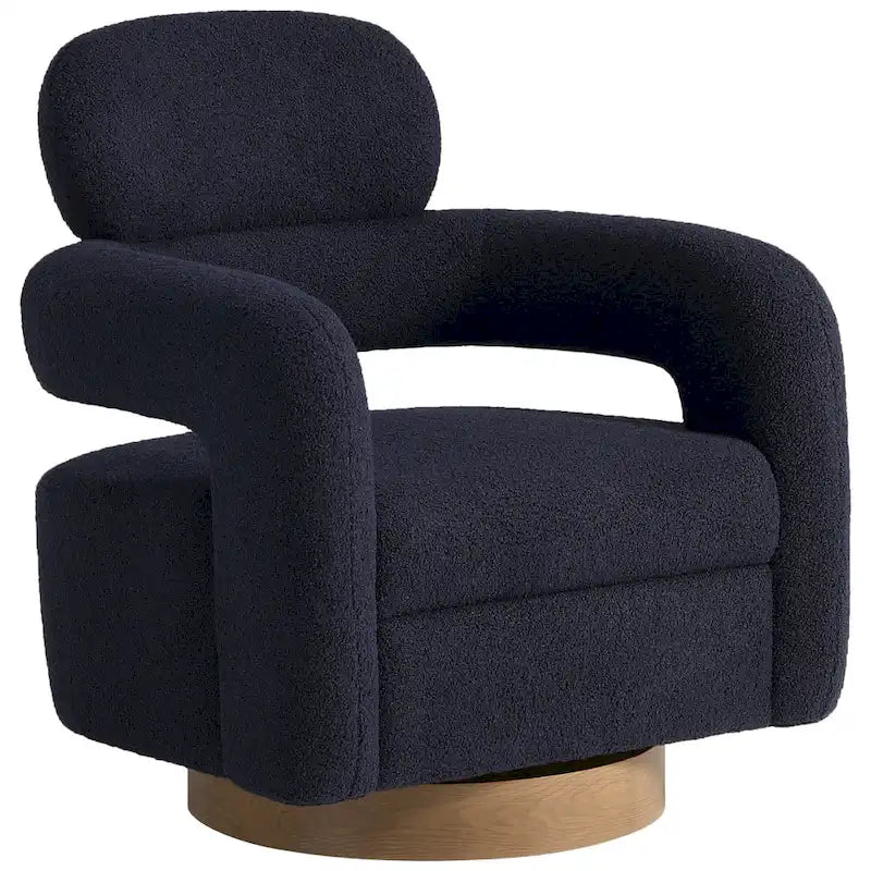 Fauteuil pivotant Bayville 29 po en sherpa (lot de 2)