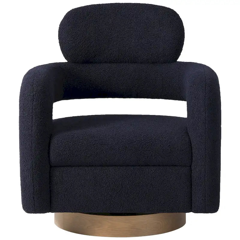 Fauteuil pivotant Bayville 29 po en sherpa (lot de 2)