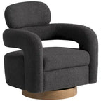 Fauteuil pivotant Bayville 29 po en sherpa (lot de 2)