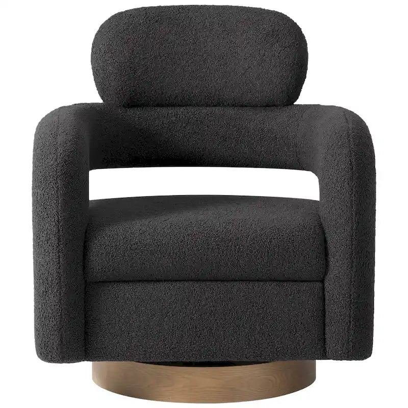 Fauteuil pivotant Bayville 29 po en sherpa (lot de 2)