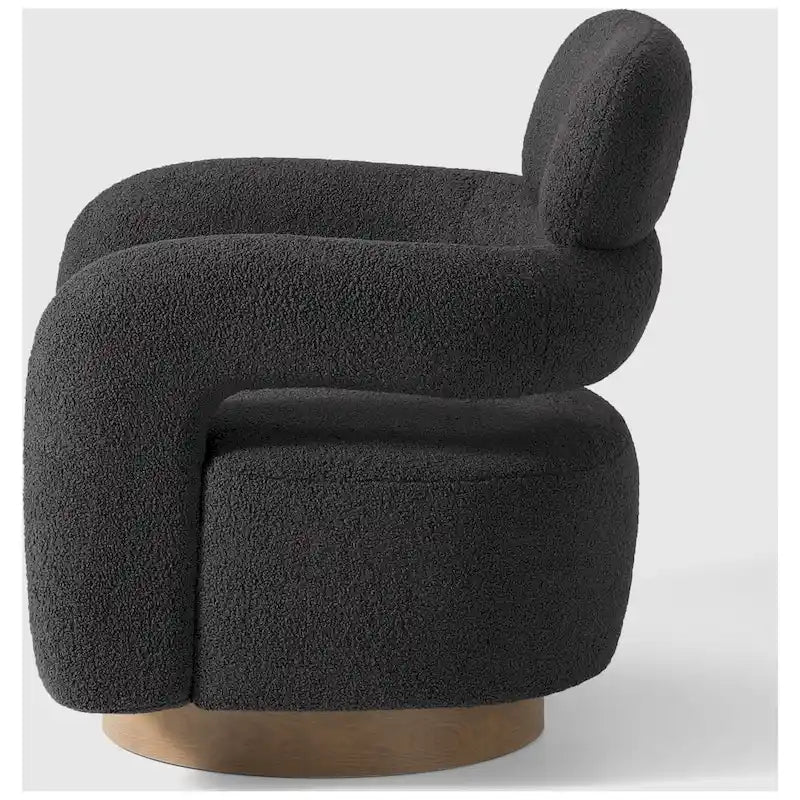 Fauteuil pivotant Bayville 29 po en sherpa (lot de 2)