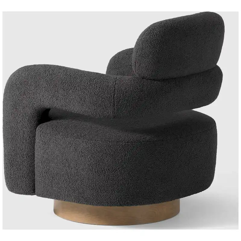 Fauteuil pivotant Bayville 29 po en sherpa (lot de 2)
