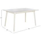 Table de salle à manger rectangulaire SAFAVIEH Tia - 55L x 36P x 30H