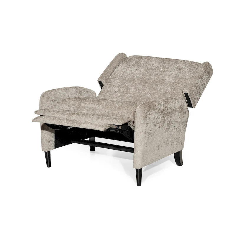 Fauteuil inclinable surdimensionné en tissu texturé Roomfitters, fauteuil inclinable confortable pour le salon