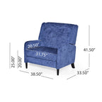 Fauteuil inclinable surdimensionné en tissu texturé Roomfitters, fauteuil inclinable confortable pour le salon