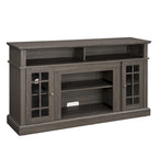 Meuble TV américain classique avec 4 étagères de rangement et 2 placards de rangement pour le salon familial ou le bureau
