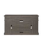 Meuble TV américain classique avec 4 étagères de rangement et 2 placards de rangement pour le salon familial ou le bureau