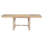 Ensemble de salle à manger 6 pièces en bois avec table extensible, 4 chaises et banc