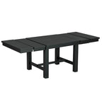 Ensemble de salle à manger 6 pièces en bois avec table extensible, 4 chaises et banc
