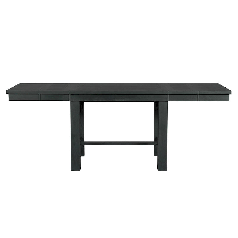 Ensemble de salle à manger 6 pièces en bois avec table extensible, 4 chaises et banc