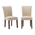 Chaises de salle à manger Dinant Linen Parsons (lot de 2)