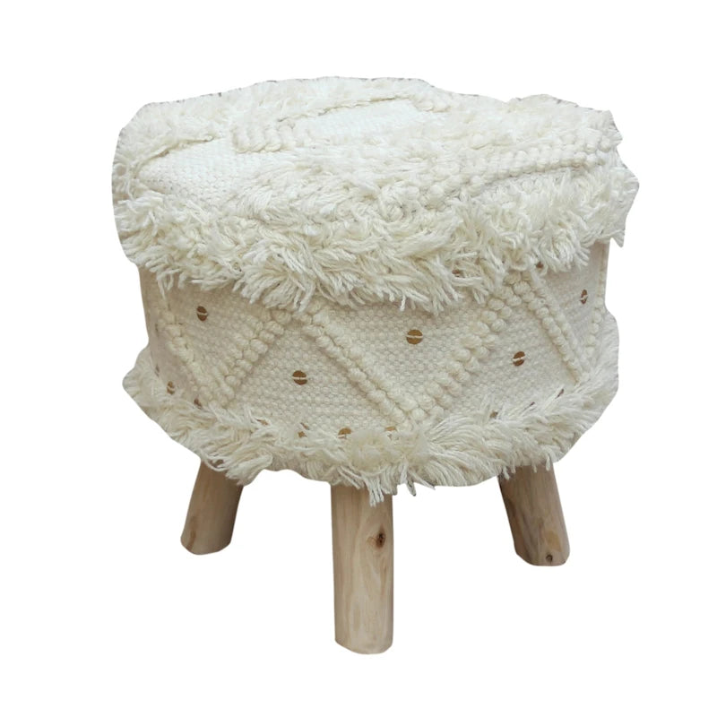 Tabouret en tissu bohème fait à la main Roja par Christopher Knight Home