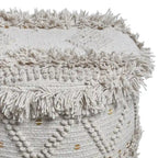 Tabouret en tissu bohème fait à la main Roja par Christopher Knight Home