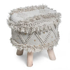 Tabouret en tissu bohème fait à la main Roja par Christopher Knight Home