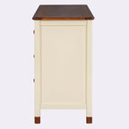 Commode de rangement en bois à 6 tiroirs