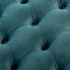 SAFAVIEH Couture Pouf Betta en Velours Capitonnés