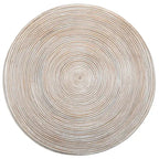 Table basse ronde en métal SAFAVIEH Zinca Pedestal - 31,5 L x 31,5 P x 17,7 H - 32Lx32Px18H