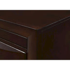 Lit plateforme de rangement Priscella avec bibliothèque Cerise Noire