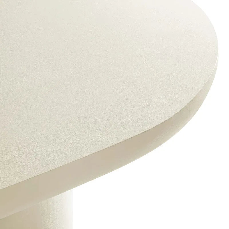 Table à manger ovale en béton Caspian 72