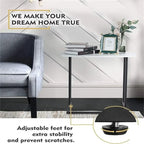 Table d'appoint en bois avec plateau anti-rayures