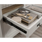 Bureau d'angle Cottage Road blanc A2