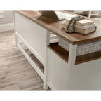 Bureau d'angle Cottage Road blanc A2