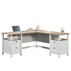 Bureau d'angle Cottage Road blanc A2