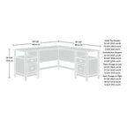 Bureau d'angle Cottage Road blanc A2