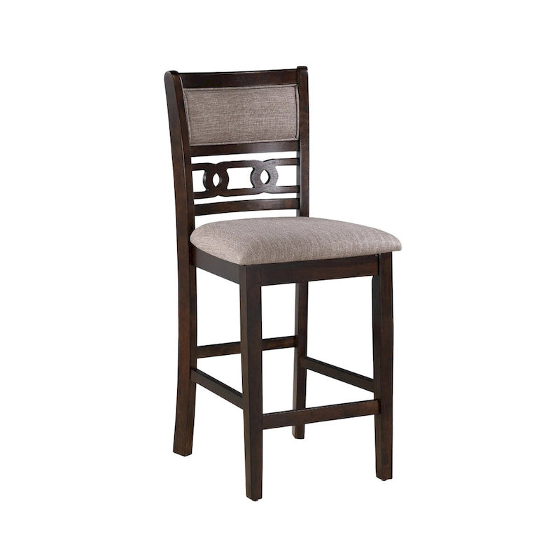 Ensemble table de comptoir 5 pièces Gary 42 pouces, brun cerise