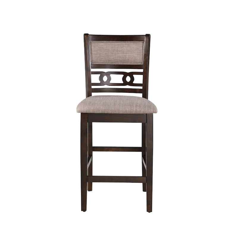 Ensemble table de comptoir 5 pièces Gary 42 pouces, brun cerise