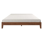 Lit Plateforme King Moderne et Élégant en Bois