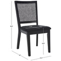 SAFAVIEH Home Margo Chaise de salle à manger 19 pouces [ENSEMBLE de 2]. - 20Lx23Px37H