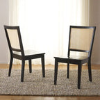 SAFAVIEH Home Margo Chaise de salle à manger 19 pouces [ENSEMBLE de 2]. - 20Lx23Px37H