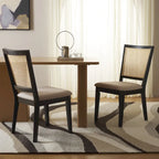 SAFAVIEH Home Margo Chaise de salle à manger 19 pouces [ENSEMBLE de 2]. - 20Lx23Px37H